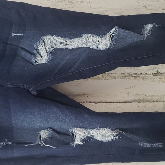 The M.A.P Most Attractive People dark denim distressed jean Size 3XL NWT - Picture 2 of 10